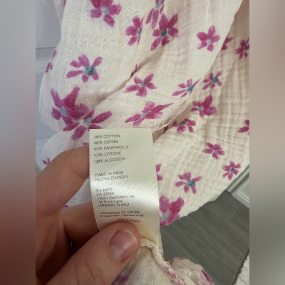 Free People Free People Azure Floral Midi Dress | Size Medium - Picture 4 of 10